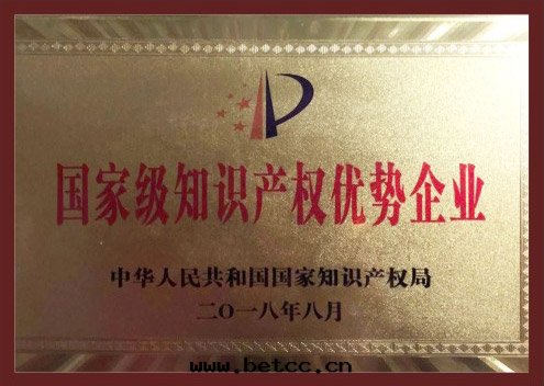國(guó)家(jiā)級知識産權優勢企业